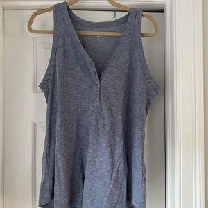 Loft Henley Tank Top Size L